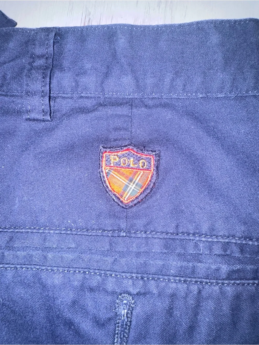 Polo Golf Ralph Lauren Navy Pleated Chino Pants 38x30 Cotton Classic Golf